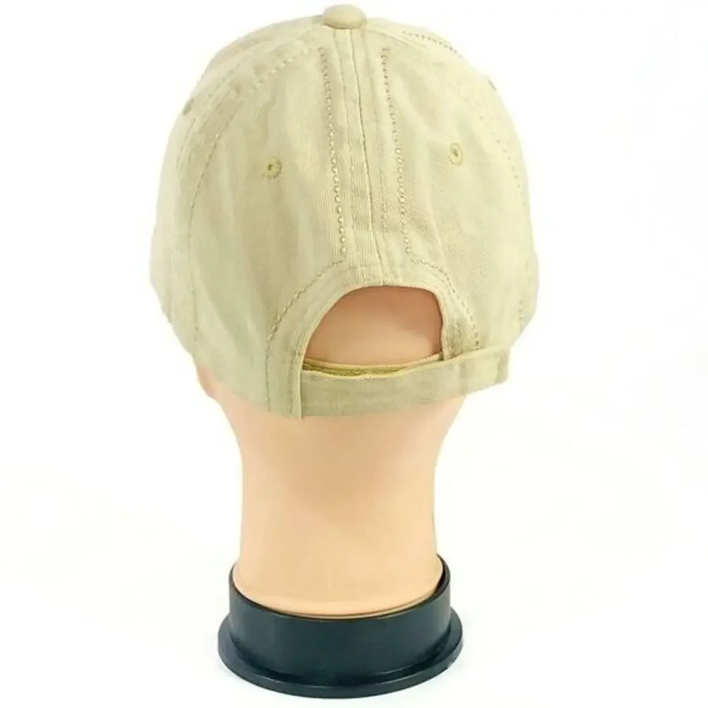 Caribbean Side Cancun Women's Light Brown Adjustable Baseball Cap
